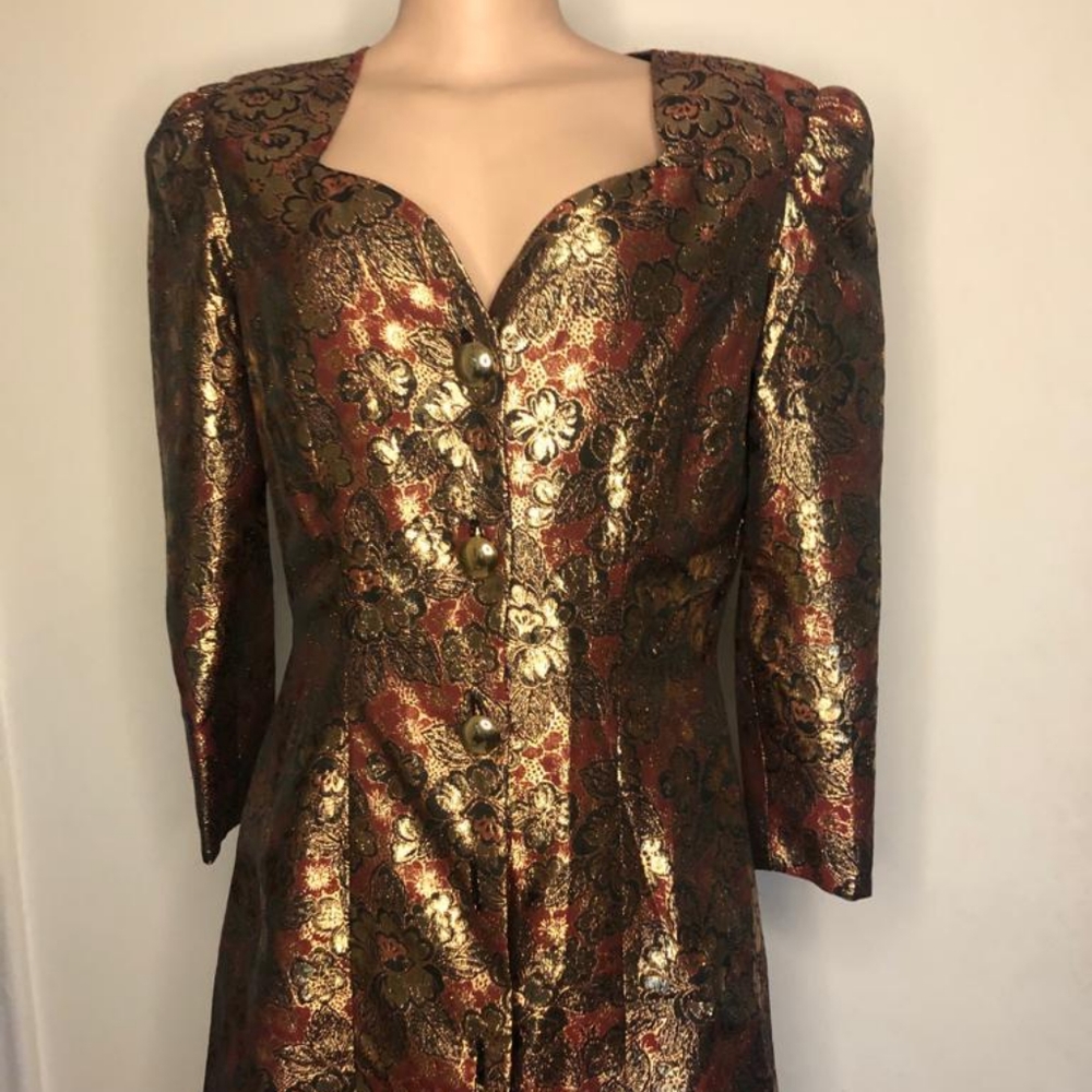 CUSTOM metallic gold blazer
